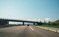 Driver point of view POV at french highway Royalty Free Stock Photo