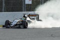 Driver Sergio Perez. Team Sahara Force India. Formula One Test Days at Circuit de Catalunya