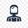 Driver vector icon isolated on transparent background, Driver t Royalty Free Stock Photo