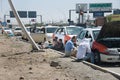 Drivers wait for fuel in Iraq