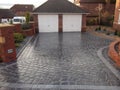 Driveway block paving Royalty Free Stock Photo