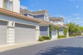 Driveways of two storey houses at Ladera Ranch in California