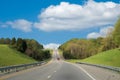 Driving Along The Interstate Highway Royalty Free Stock Photo