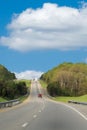 Driving Along The Interstate Highway Royalty Free Stock Photo