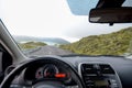 Driving on Azores Royalty Free Stock Photo