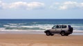 Driving on the beach