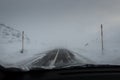 Driving car mountain road Royalty Free Stock Photo