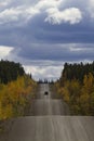 Driving Cassiar-Stewart Highway in British Columbia