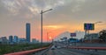 Driving through the city of Monterrey, Mexico