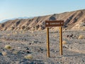 Driving in Death Valley, California Royalty Free Stock Photo