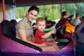 Driving Dodgem Royalty Free Stock Photo