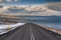 Driving in Eyjafjordur.