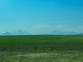 Driving through Glacier National Park in Montana on Highway 2