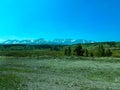 Driving through Glacier National Park in Montana on Highway 2