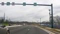 Driving on Hwy 78 in Snellville Georgia new traffic pattern intersection