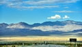 Road Trip on Mojave Freeway - California, USA Royalty Free Stock Photo