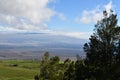 Driving on Kohala Mountain Road at Hawi on the Big Island in Hawaii