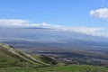 Driving on Kohala Mountain Road at Hawi on the Big Island in Hawaii