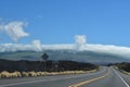 Driving on Kohala Mountain Road at Hawi on the Big Island in Hawaii