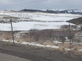 Driving Landscape Wyoming