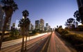 Driving through Los Angeles Royalty Free Stock Photo