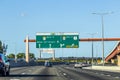 Driving the Miami Highway from the airport direction East