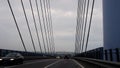 Driving over RÃÂ¼gen Bridge in Germany