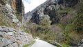 Driving through Parque Nacional de Los Picos de Europa Royalty Free Stock Photo