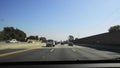 Driving POV through the 405 freeway