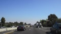 Driving POV through the 405 freeway