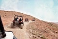 Driving quadbike Royalty Free Stock Photo