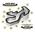 Driving racing circuit