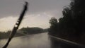 Driving on a rainy day