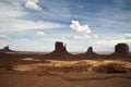 Driving on the road of Monument Valley, arizona, USA Royalty Free Stock Photo