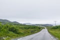 Driving on the 355 road in Norway Royalty Free Stock Photo
