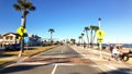 Driving A1A scenic coastal historic byway St Augustine FL USA