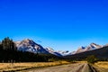 Road leading into K Country,Kananaskis,Alberta,Canada Royalty Free Stock Photo