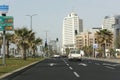 Driving in Tel Aviv, Israel