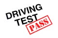 Driving Test Pass Royalty Free Stock Photo