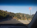 Driving thru California