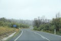 Driving to Dunalley on Arthur Road, Tasmania