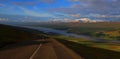 Driving to lake Lagarfljot, Iceland