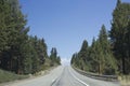 Driving trough the Yosemite National park