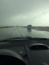 Driving under rain