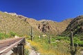 Driving up Mount Lemmon in Tucson Arizona Royalty Free Stock Photo