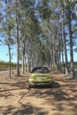 Driving through the vineyards in Margaret River