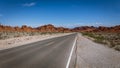 Driving and walking through the Valley of Fire State Park Royalty Free Stock Photo