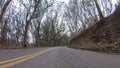 Driving through winterâs embrace in Montana de Oro