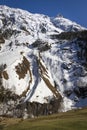 Wonderful winter landscape in the Venter Valley in Tirol, Austria Royalty Free Stock Photo