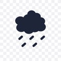 Drizzle transparent icon. Drizzle symbol design from Weather col